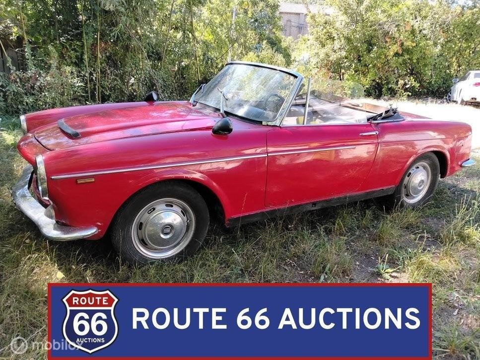Fiat 1200 Cabriolet | 1960 | Route 66 Auctions, Autos, Achat, Entreprise, Boîte manuelle, Autre carrosserie