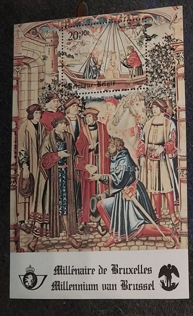 1 blokje millennium van brussel, Frankeerzegel, Ophalen of Verzenden, Zonder stempel, Postfris