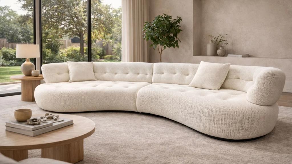 ❤️RARE & Neuf ❤️Le Magnifique Canapé CURVA Ultra Confortable, Huis en Inrichting, Zetels | Zetels, Nieuw, Rechte bank, Vierpersoons of meer