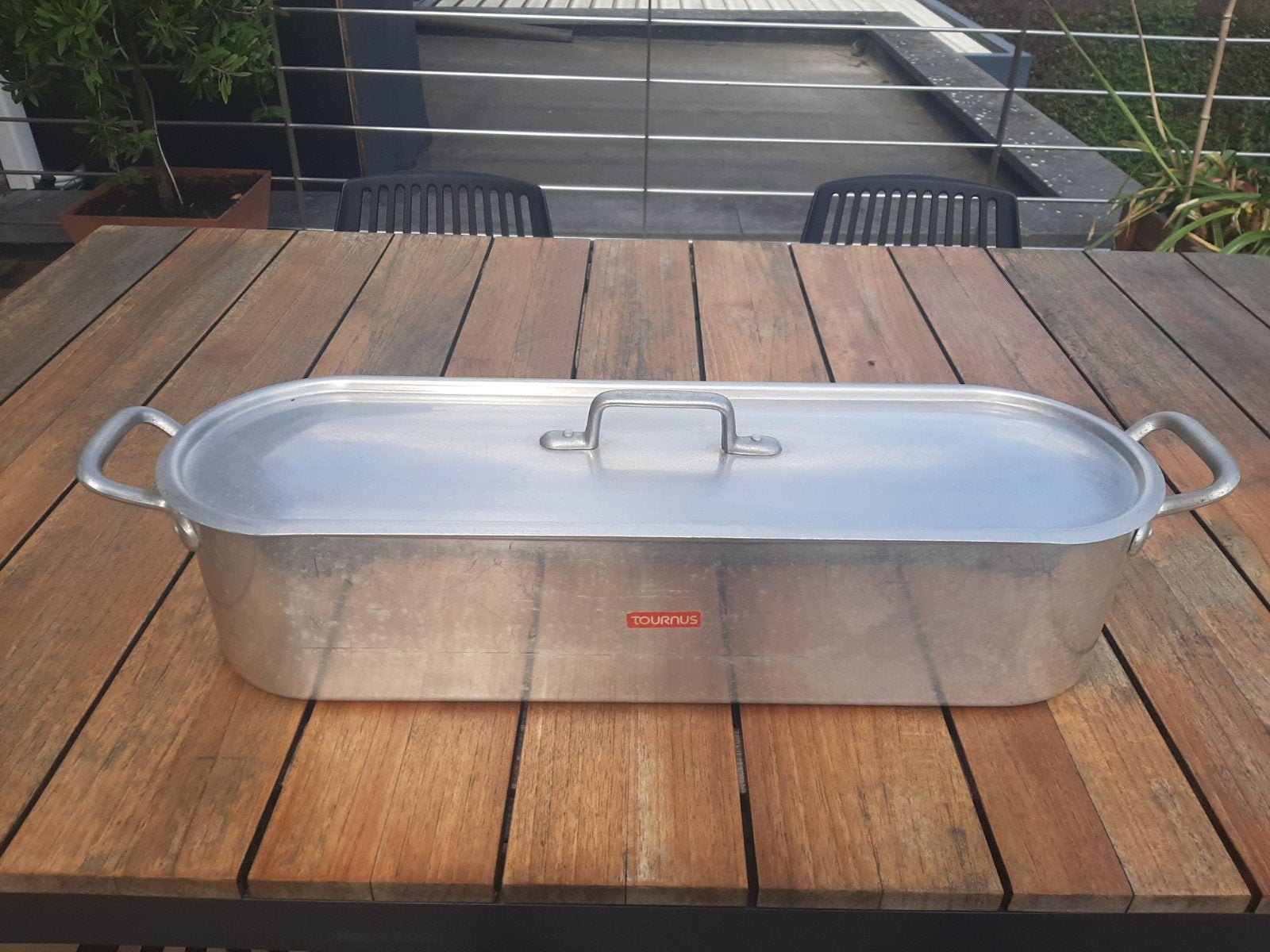 Pocheerpan ook ideaal als plantenbak, Ophalen, Zo goed als nieuw