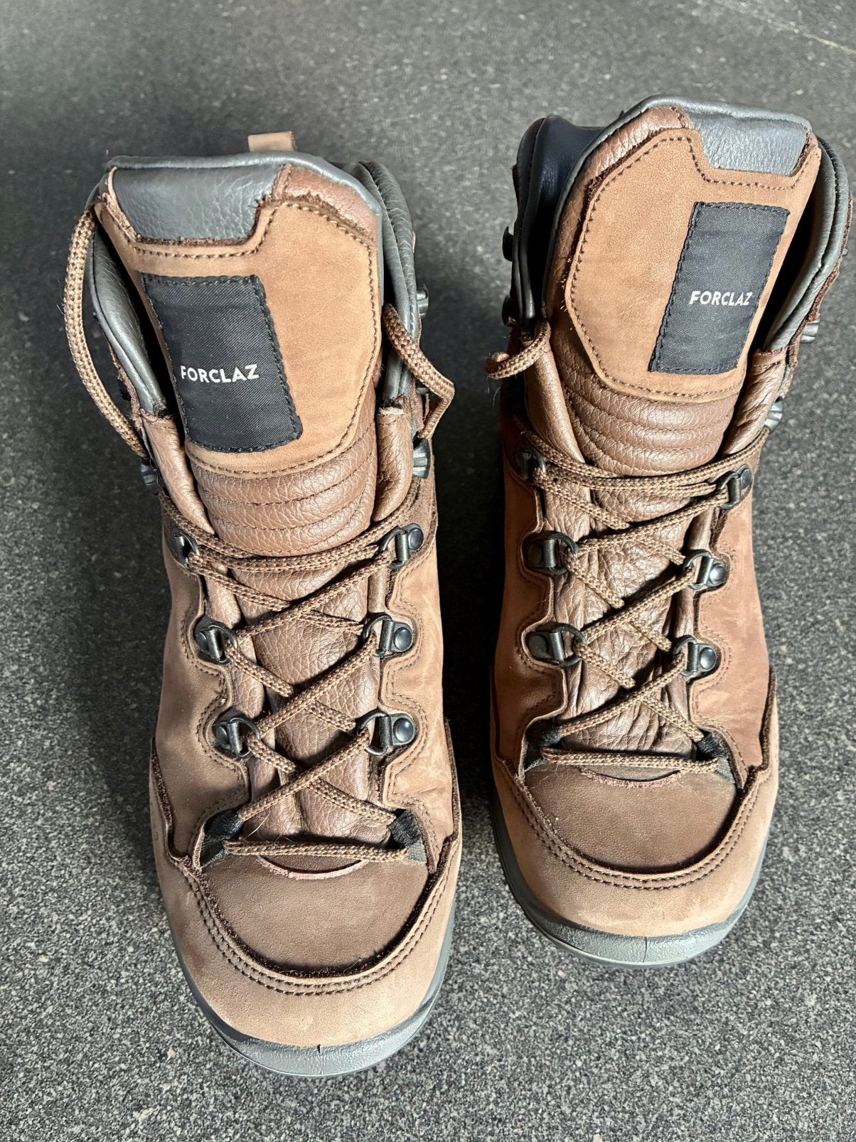 Hiking schoenen leder Forclaz MT500, Sport en Fitness, Ophalen, Zo goed als nieuw, Schoenen