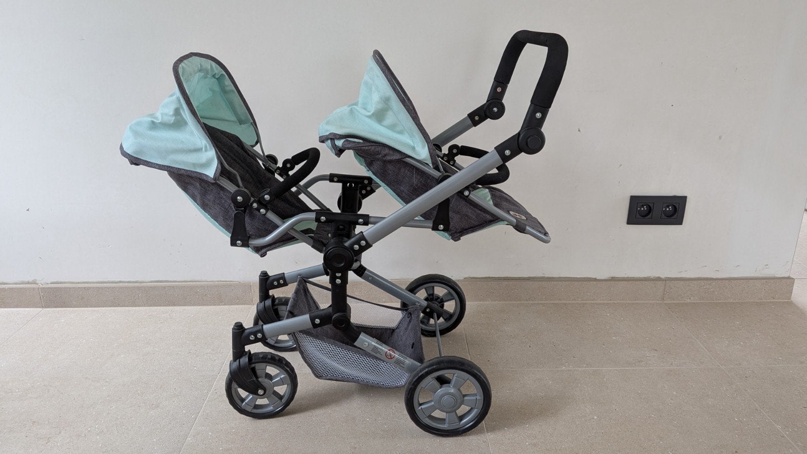 Bayer Chic 2000 Linus Duo (tweelingbuggy), Kinderen en Baby's, Speelgoed | Poppen, Ophalen, Zo goed als nieuw, Overige typen