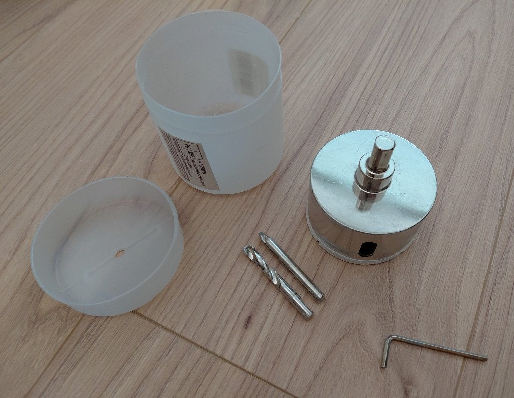 Diamantboor 68mm, Doe-het-zelf en Bouw, Gereedschap | Boormachines, Ophalen of Verzenden, Zo goed als nieuw, Overige typen