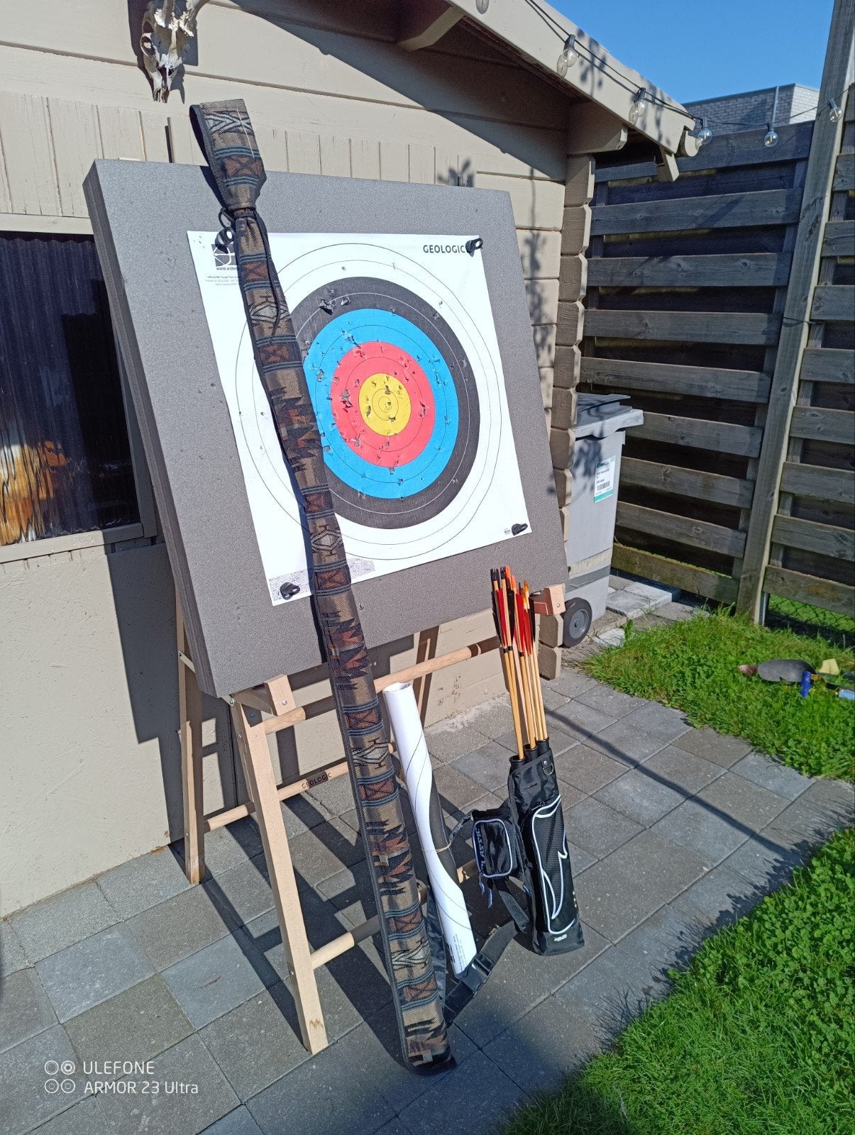 longbow samick Sage, statief,doel,9  houten pijlen, Ophalen, Zo goed als nieuw, Longbow