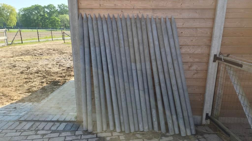 20 kunststof weidepalen, Tuin en Terras, Ophalen