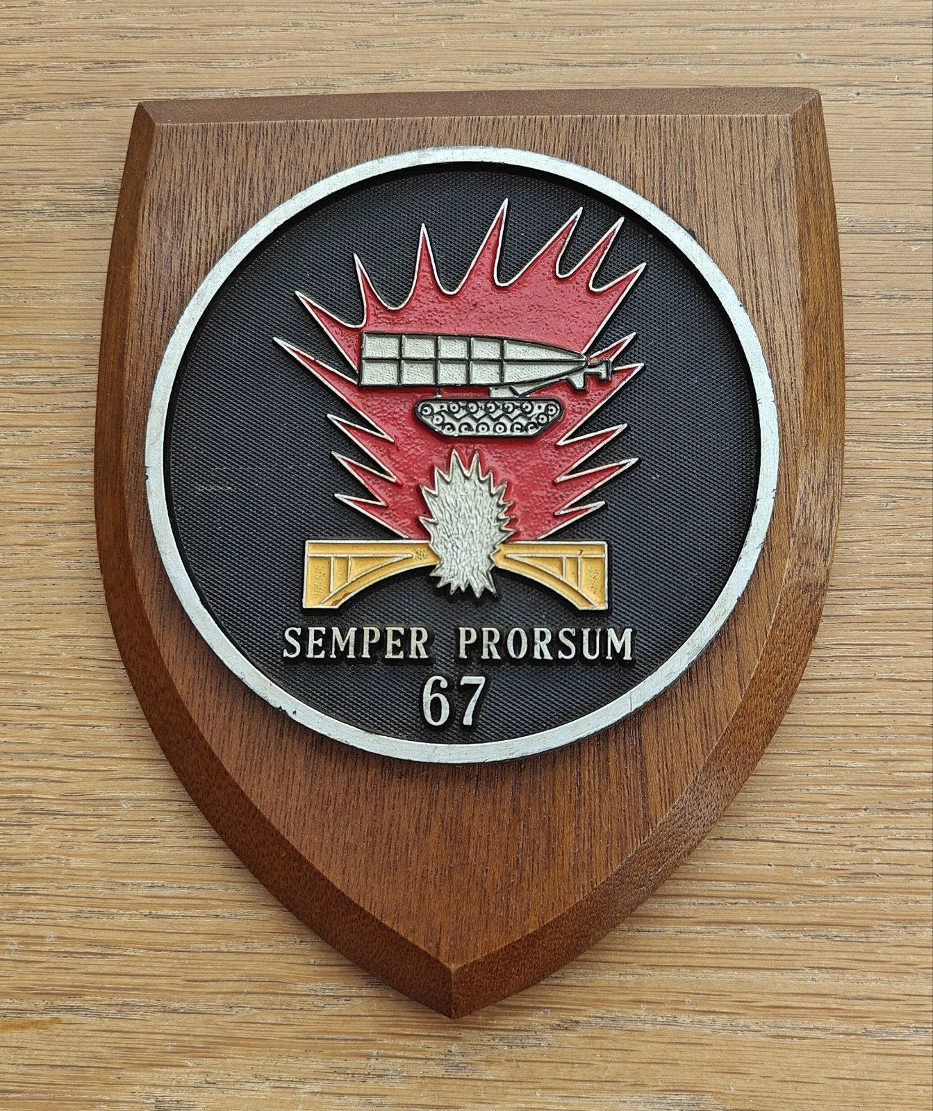 67e Bataillon Genie, Enlèvement ou Envoi, Armée de terre, Emblème ou Badge