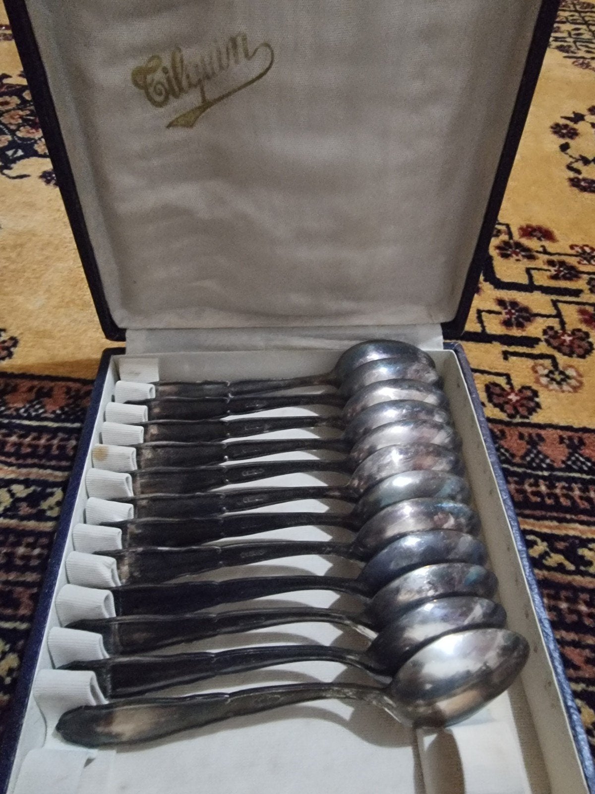 Zilveren lepels 12x, Antiek en Kunst, Ophalen of Verzenden, Zilver