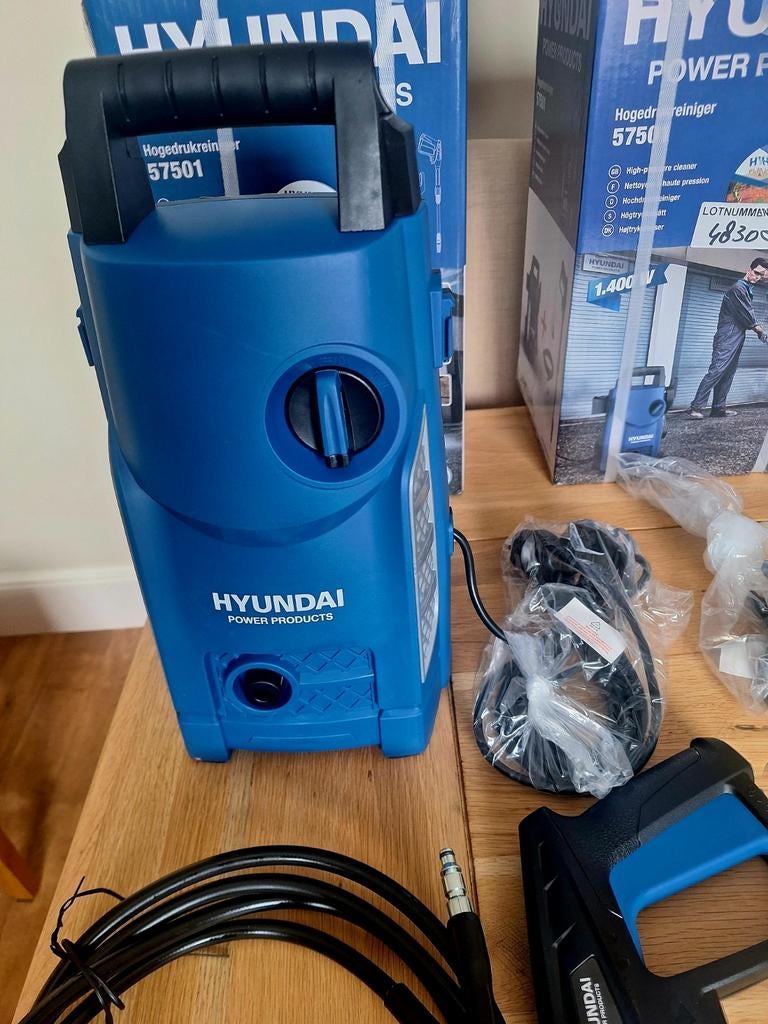 Nieuwe hyundai  hogedruk reinigers 105 bar compleet, Ophalen of Verzenden