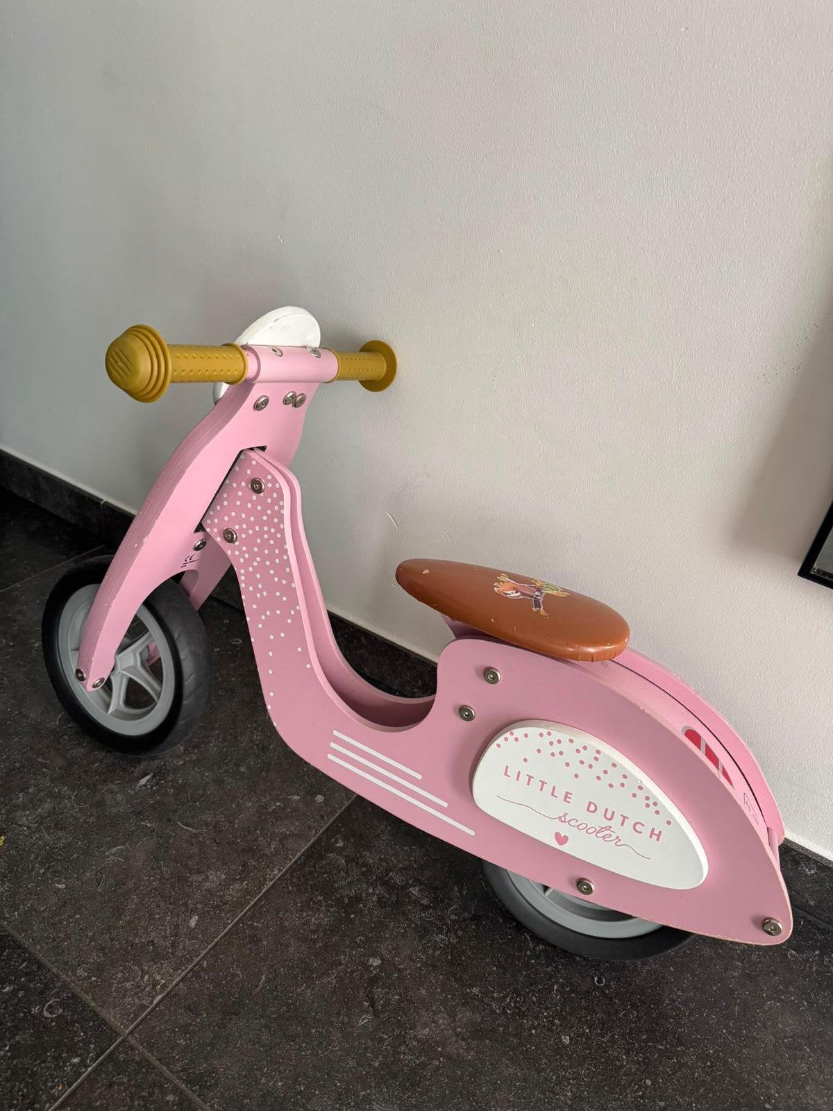 Loopfiets little dutch, Kinderen en Baby's, Speelgoed | Buiten | Voertuigen en Loopfietsen, Ophalen, Gebruikt, Loopfiets