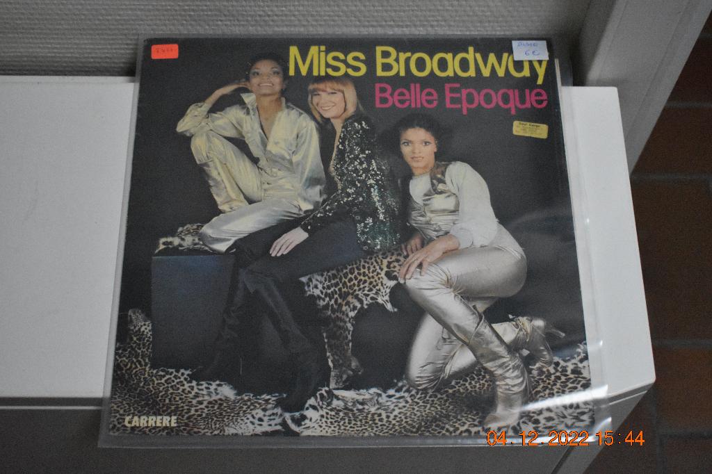 LP : Miss Broadway - Belle Epoque, Cd's en Dvd's, Vinyl | Overige Vinyl, Beschermende buitenhoes, Ophalen of Verzenden, Gebruikt