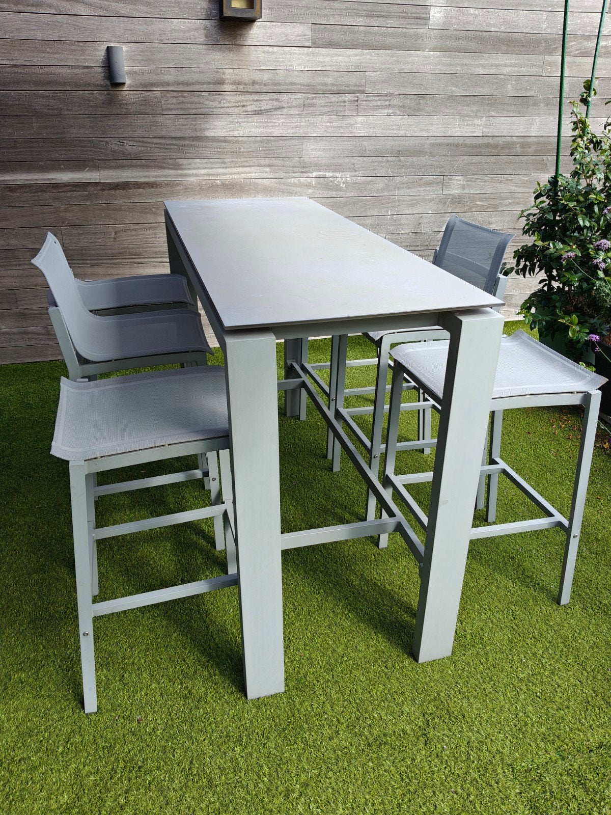 Tuinset T&T Design, Ophalen, Gebruikt, 6 zitplaatsen, Aluminium