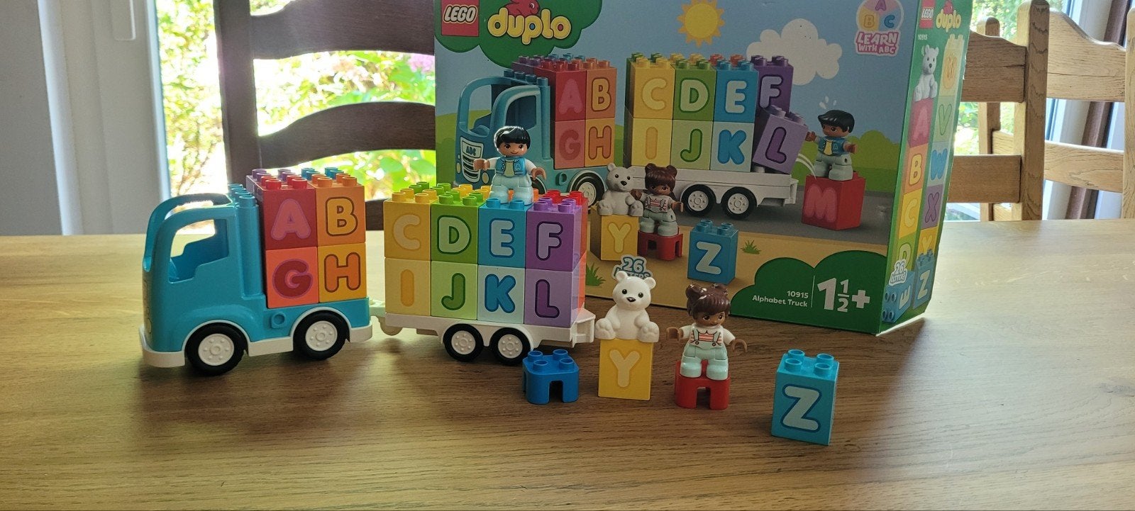 lego duplo alfabet truck 10915, Kinderen en Baby's, Speelgoed | Duplo en Lego, Ophalen, Inclusief instructies, Zo goed als nieuw