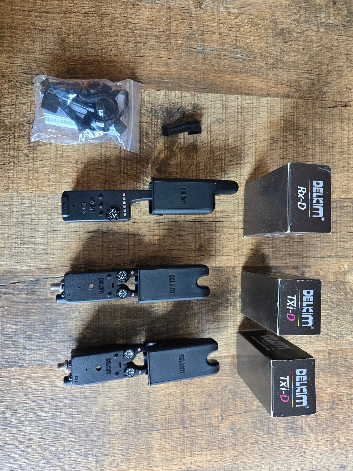 2x Delkim txi D paars + receiver, Ophalen