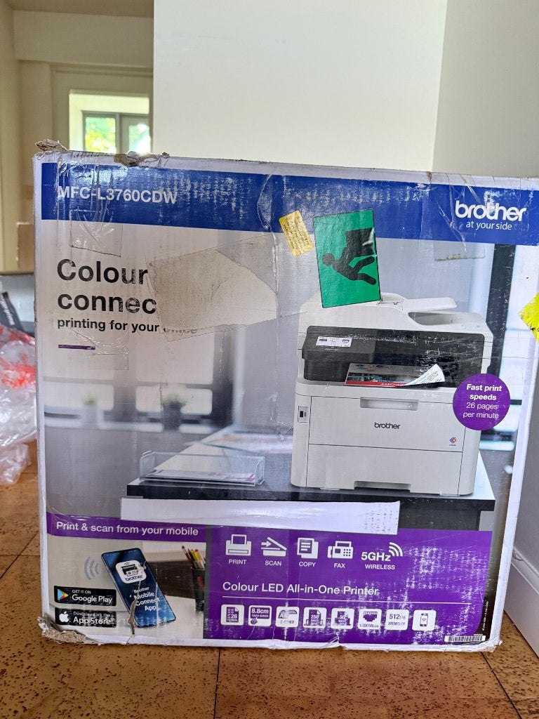 Brother MFC-L3760CDW kleurenlaserprinter — Nieuw, Computers en Software, Printers, Nieuw, All-in-one, LED-printer, Faxen, Kleur printen