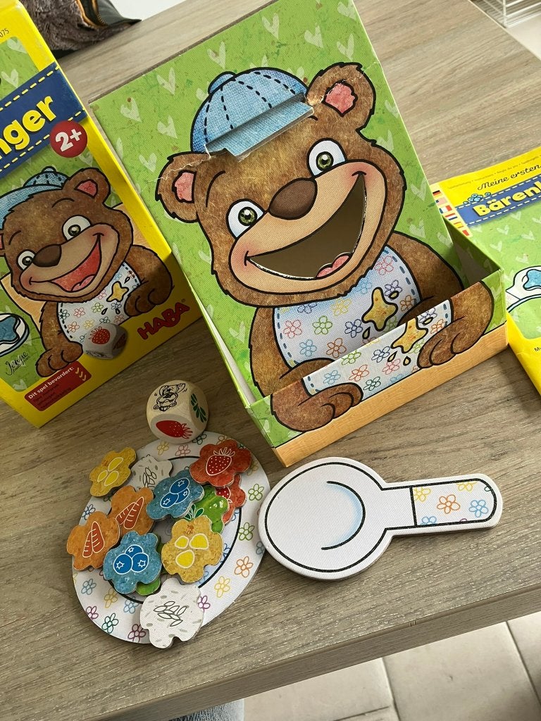 Haba - Bear Hunger, Hobby & Loisirs créatifs, 1 ou 2 joueurs, Enlèvement, Comme neuf, Haba