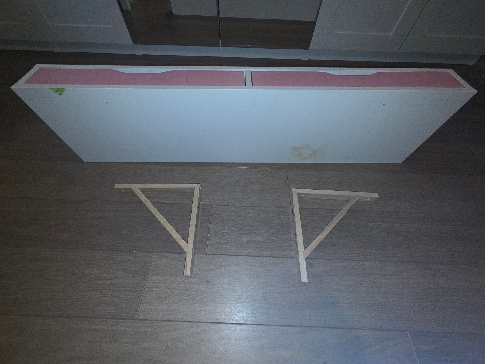 Wandplank met lades Ikea EKBY ALEX 119cm 29cm, Enlèvement