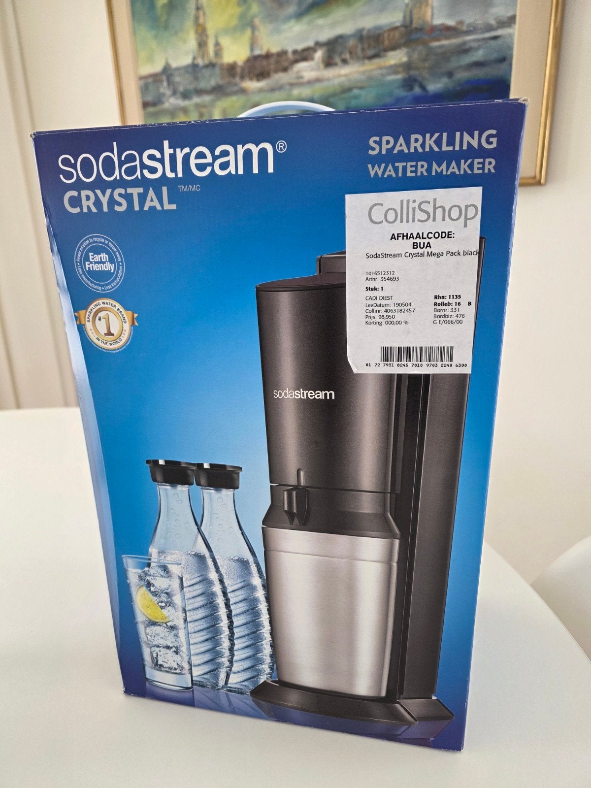 SodaStream Crystal, Ophalen
