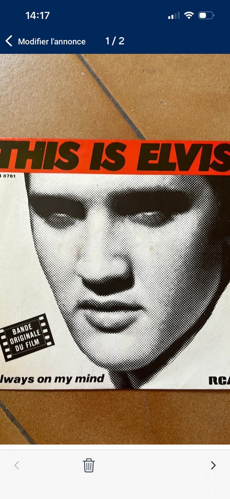 Elvis vinyle, Enlèvement ou Envoi, Utilisé