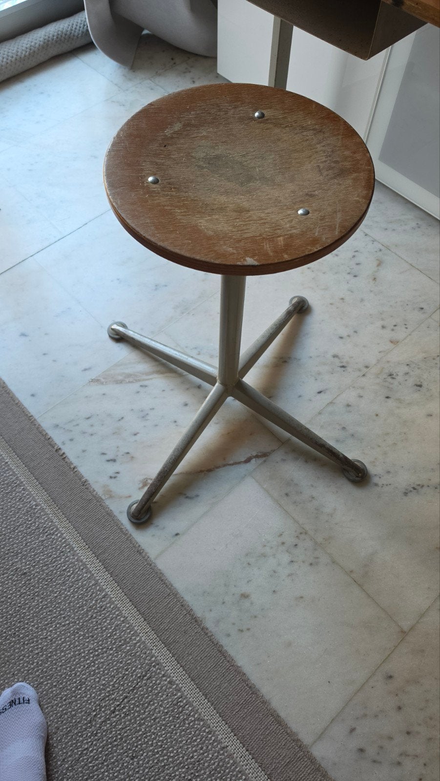 Tabouret vintage, Huis en Inrichting, Krukjes, Ophalen