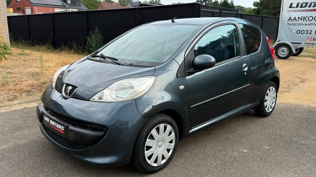 Peugeot 107 1.4 Hdi | Start&Rijdt Perfect | Airco |, Auto's, Voorwielaandrijving, Stof, Zwart, 4 cilinders