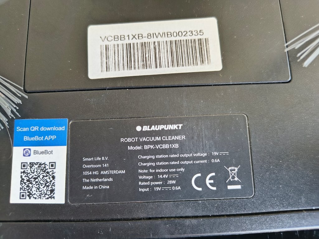sofzuiger robot Blaupunkt, Ophalen, Gebruikt