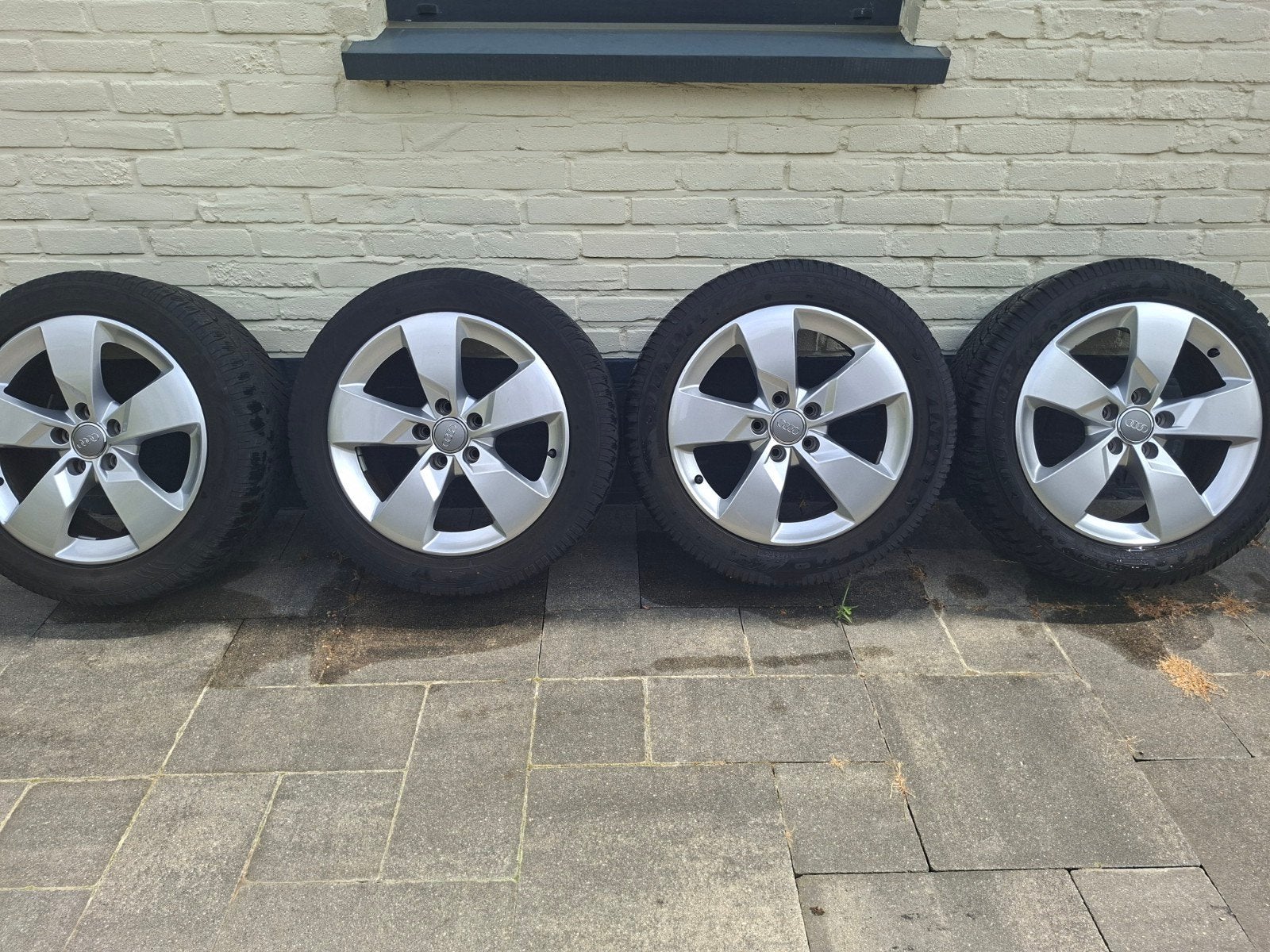 Originele audi velgen 17inch 5X112, Auto-onderdelen, Banden en Velgen, Ophalen, Velg(en)