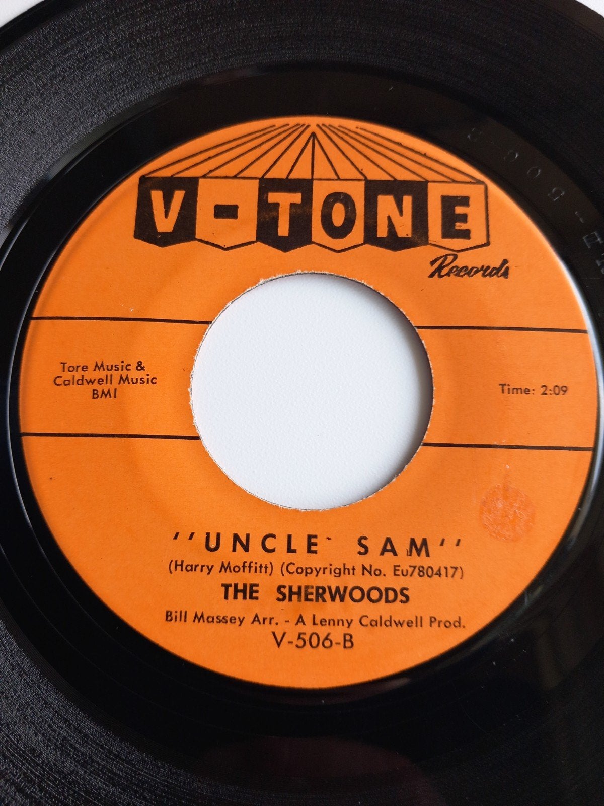 THE SHERWOODS. UNCLE SAM. 60S USA 45T, Cd's en Dvd's