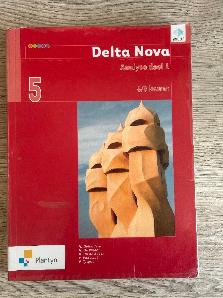 Delta Nova 5 Analyse deel 1&2 6/8 lesuren, Boeken, Ophalen, ASO, Wiskunde A, Plantyn