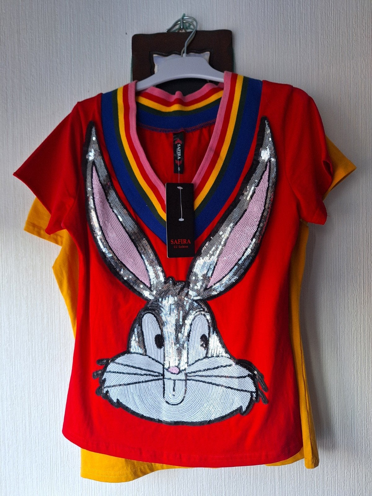 ◼️ T-SHIRT MERK SAFIRA MAAT SMALL --- WP 69,50€, Ophalen, SAFIRA, Nieuw, Korte mouw