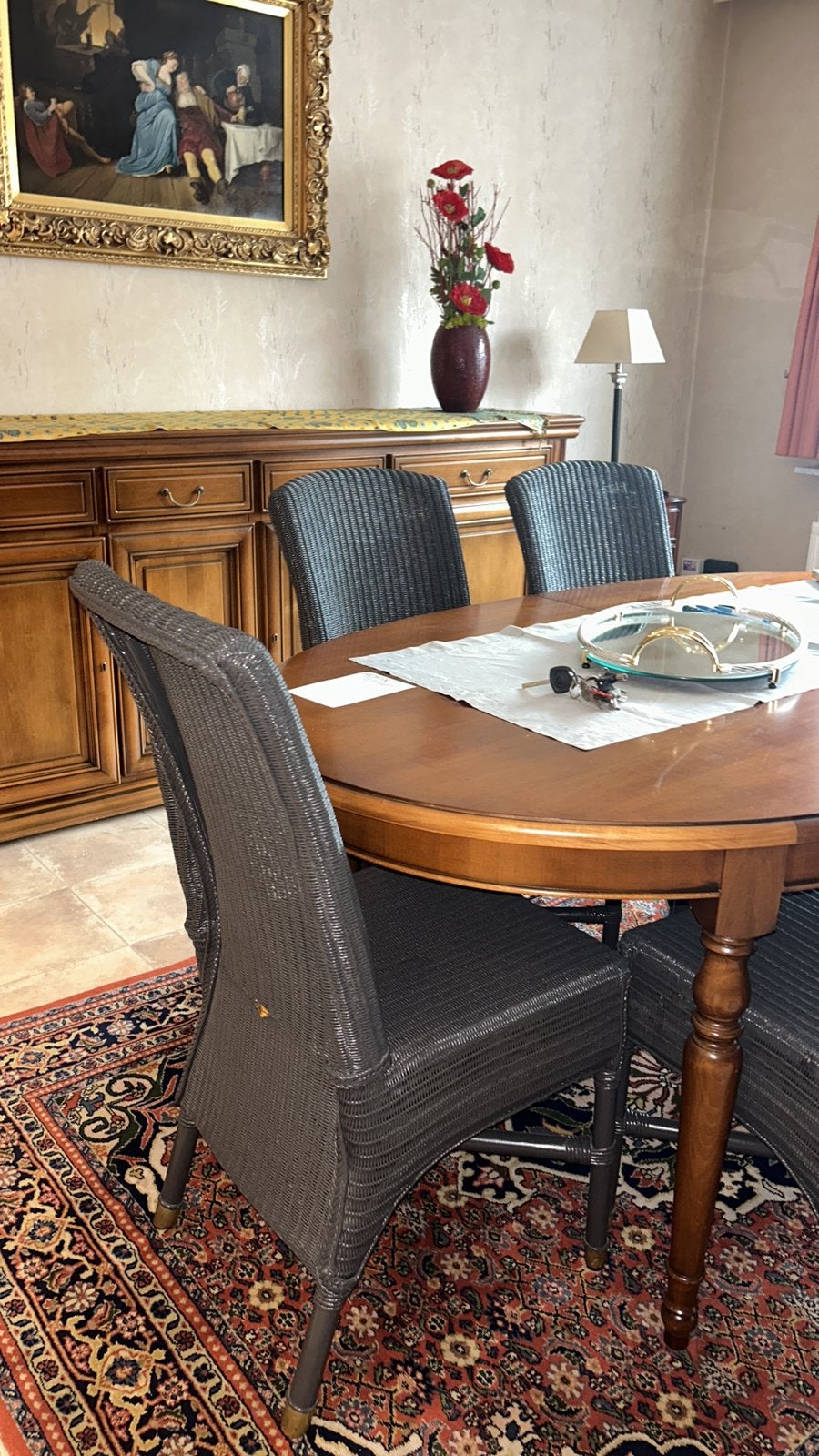 Coin repas avec table et 6 chaises, Enlèvement