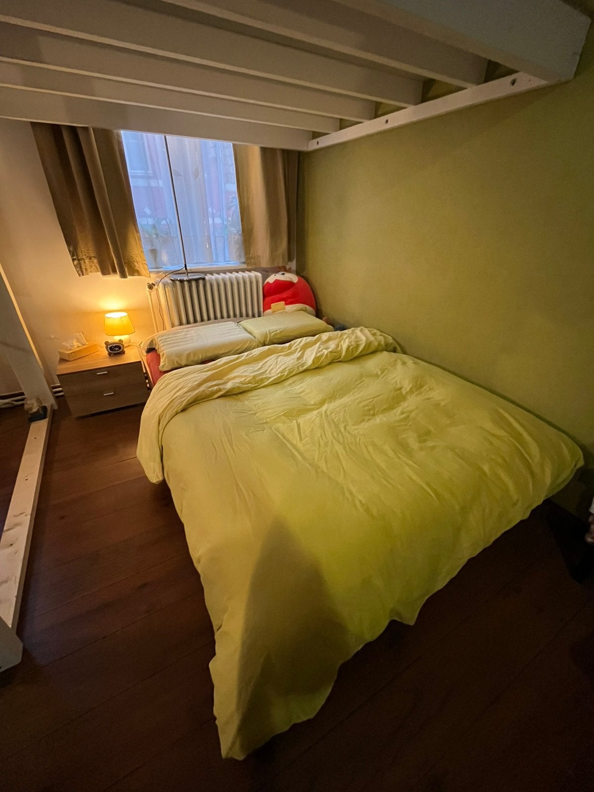 Bed 140x200, Ophalen, Gebruikt, Twijfelaar