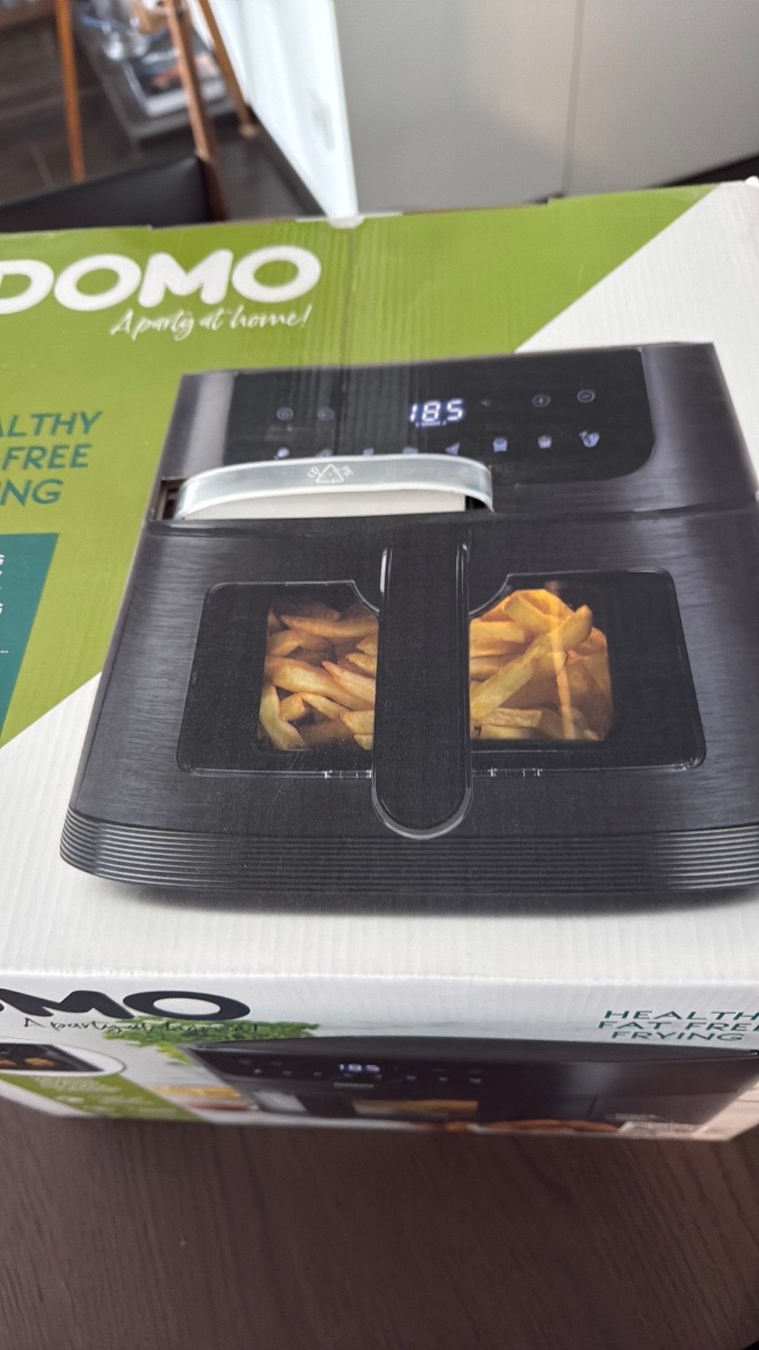 Domo airfryer, Ophalen, Nieuw, Airfryer XL, 1000 t/m 1499 gram