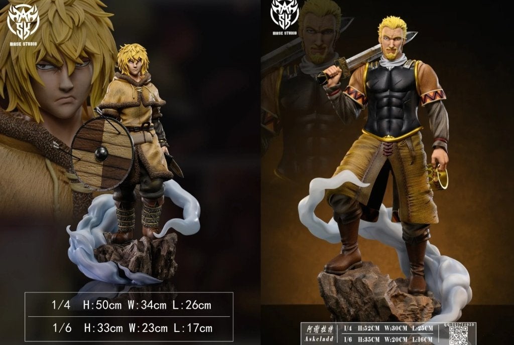 Thorfinn & Askeladd Mask Studio Vinland Saga NO Tsume, Ophalen, Zo goed als nieuw