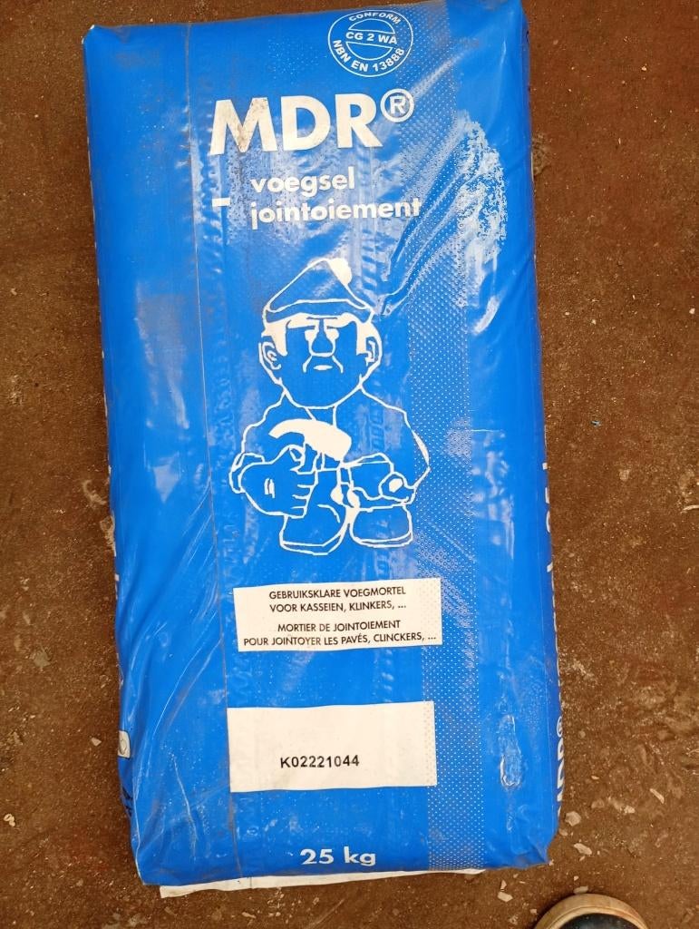 Voegmortel MDR 22 zakken, Doe-het-zelf en Bouw, Tegels, Ophalen, Nieuw, Vloertegels