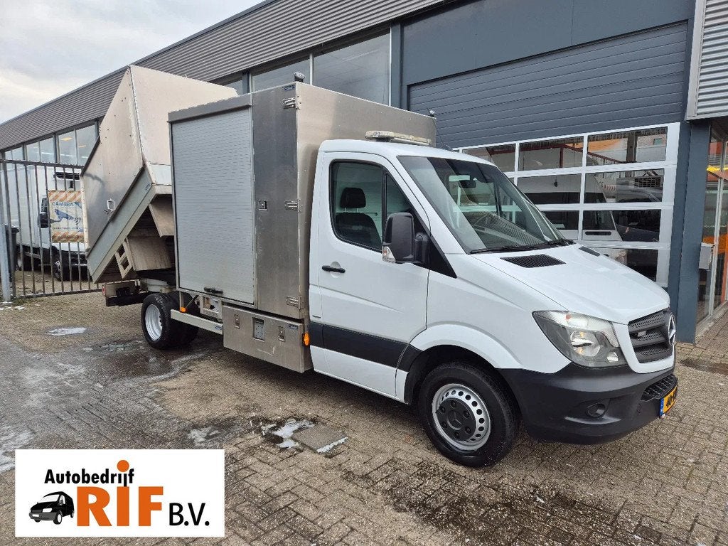 Mercedes-Benz Sprinter 516 CDI/ Vuil/ Kipper/ Airco/ WB 433, Achat, Euro 6, Entreprise, 2000 kg