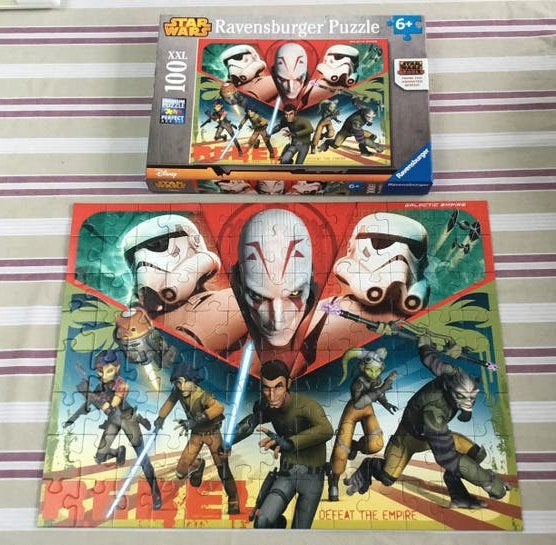 Star Wars puzzel 100 XXL, Ophalen of Verzenden, Meer dan 50 stukjes, 6 jaar of ouder