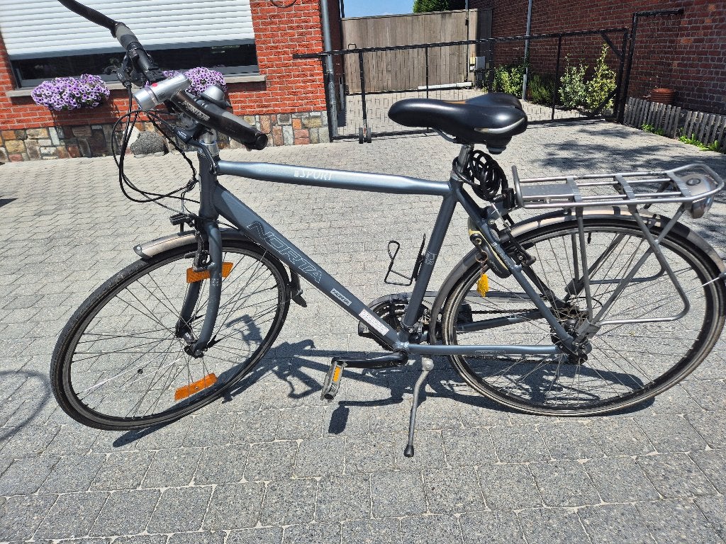 Norta LRC S30  herenfiets, Gebruikt, Velgrem, Versnellingen, 53 tot 57 cm