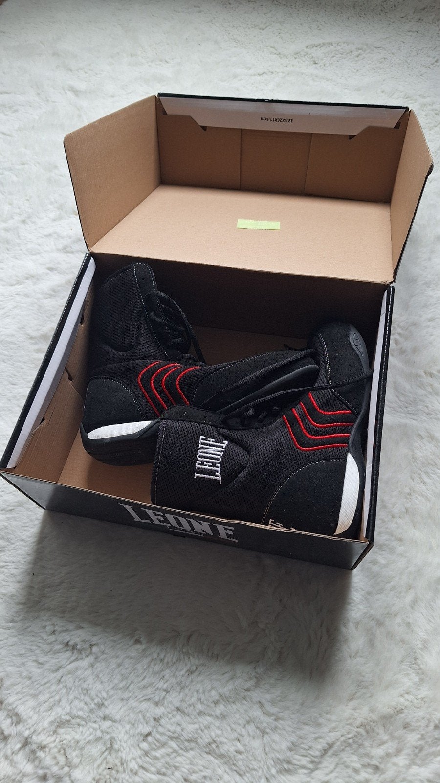 chausure de boxe leone avec boîte neuve, Enlèvement ou Envoi, Comme neuf, Chaussures de boxe
