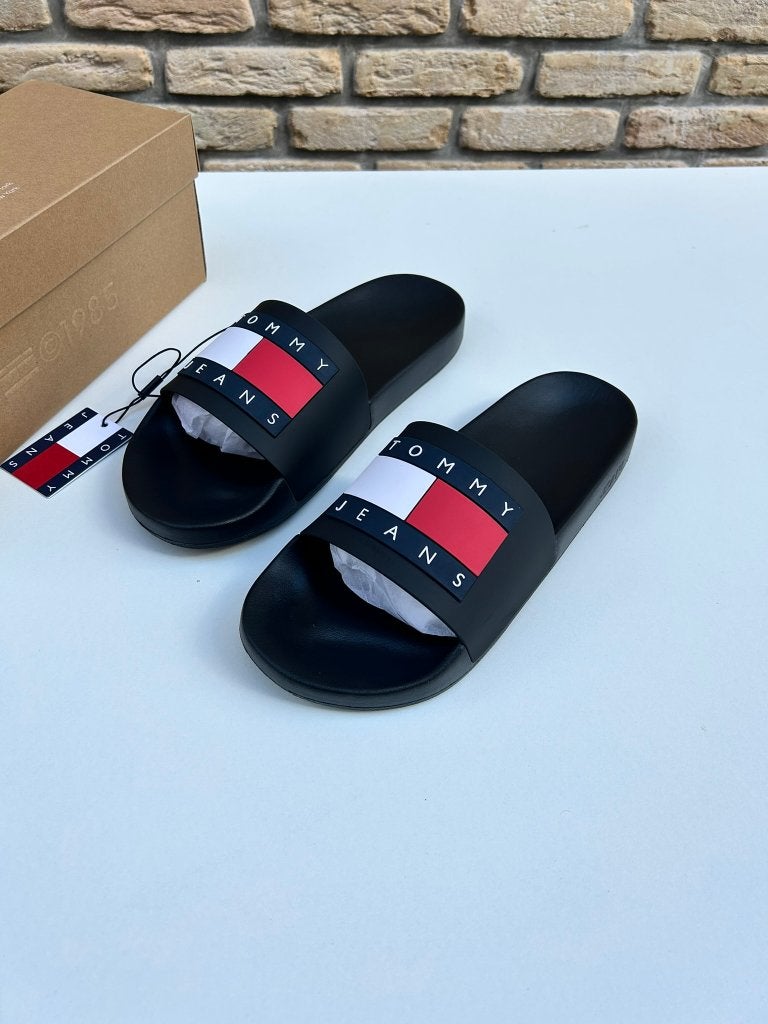Tommy Jeans Slippers Heren 43 – Zwart, Kleding | Heren, Schoenen, Slippers, Zwart, Nieuw, Ophalen of Verzenden