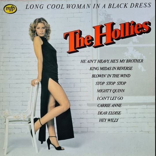 lp: THE HOLLIES - LONG COOL WOMAN IN A BLACK DRESS, Cd's en Dvd's, LP, Gebruikt, Ophalen of Verzenden, Beschermende buitenhoes