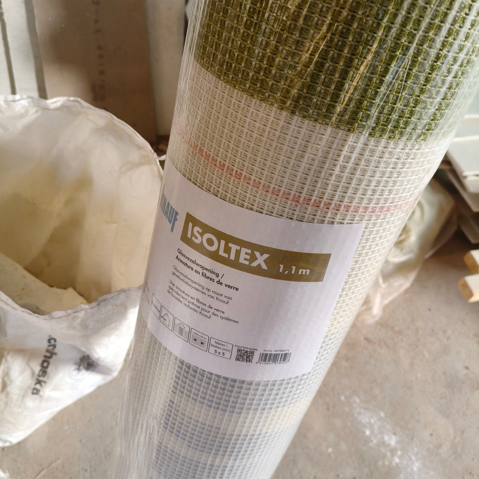 Isoltex glasvezelwapening, Enlèvement, Autres matériaux, Isolation des murs, Neuf