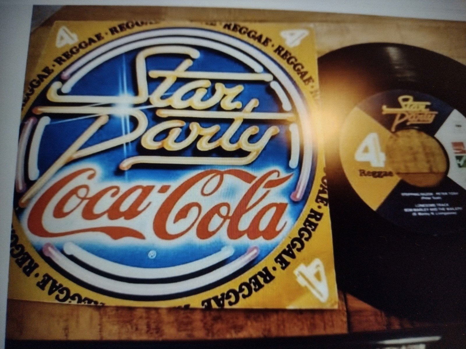 PROMO SINGLE COCA COLA: REGGAE: BOB MARLEY-PETER TOSH (1980), Beschermende buitenhoes, Wereldmuziek, 7 inch, Ophalen of Verzenden