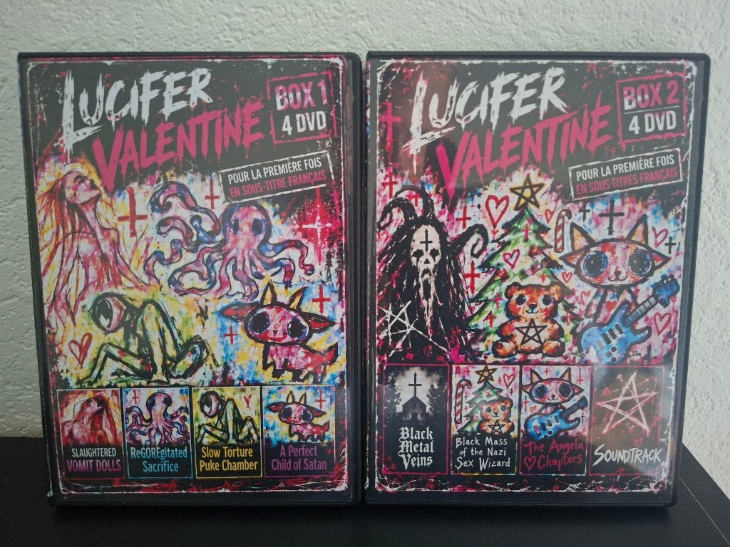 Double DVD Lucifer Valentine, À partir de 18 ans, Suppléments, Anglais, Comme neuf