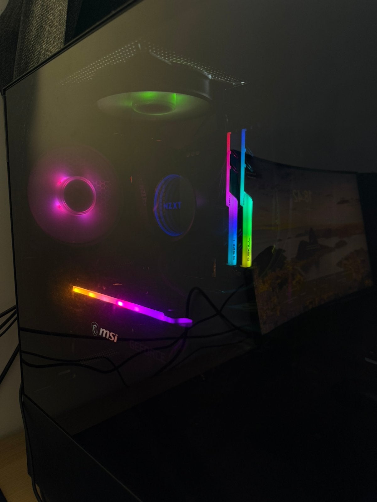 Game Setup met 2 beeldschermen, Enlèvement, Comme neuf, IPS