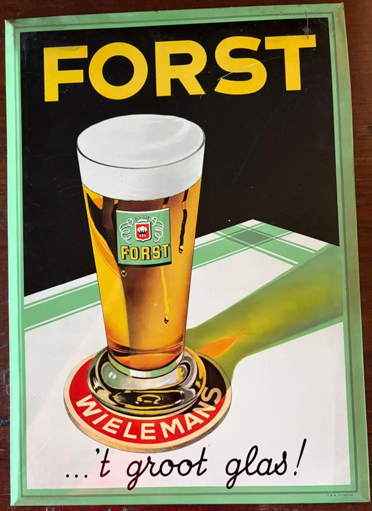 Forst Wielemans, Collections, Enlèvement ou Envoi, Utilisé, Panneau publicitaire