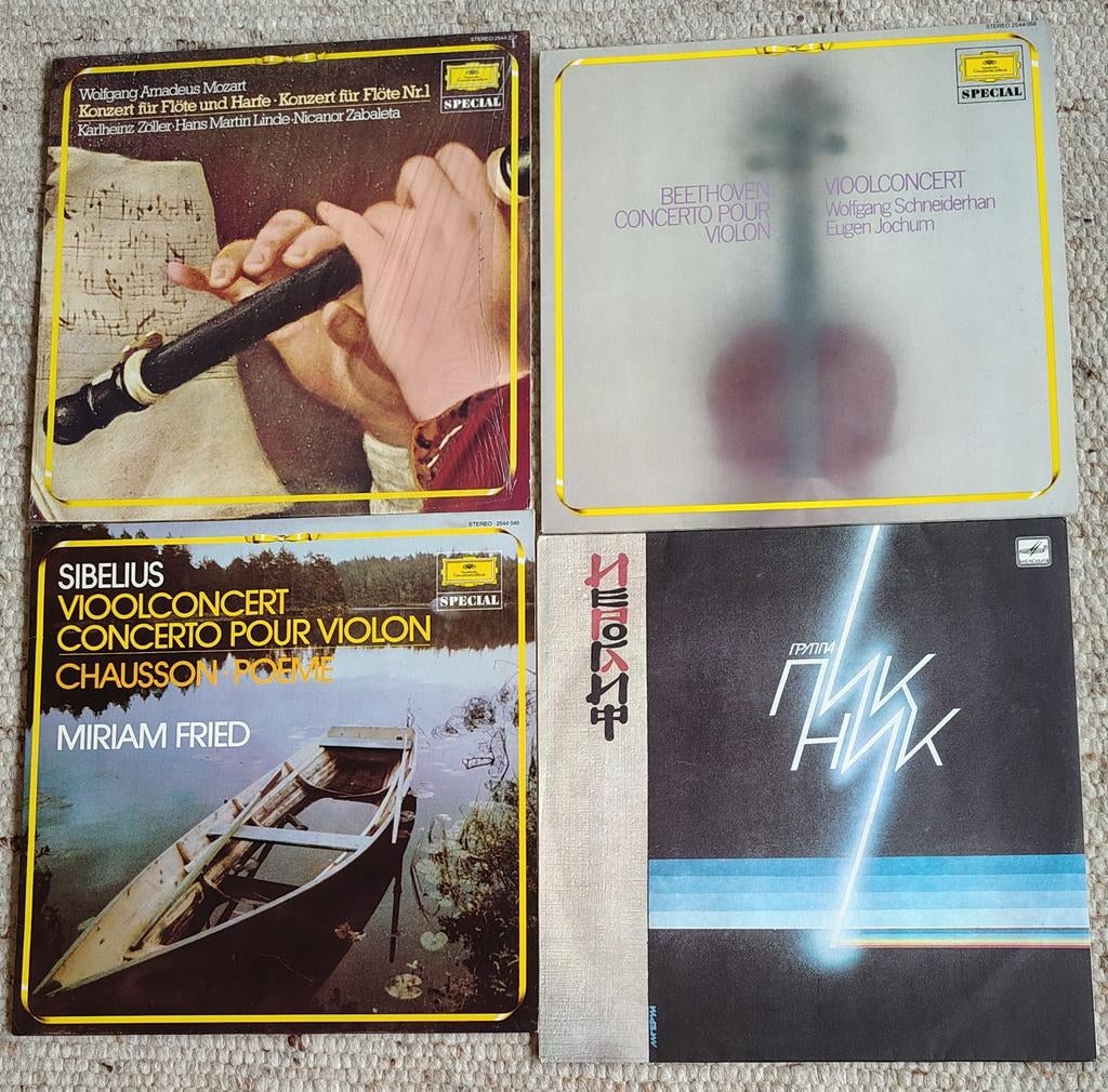 Musique classique 4 disques 33 tours, Enlèvement