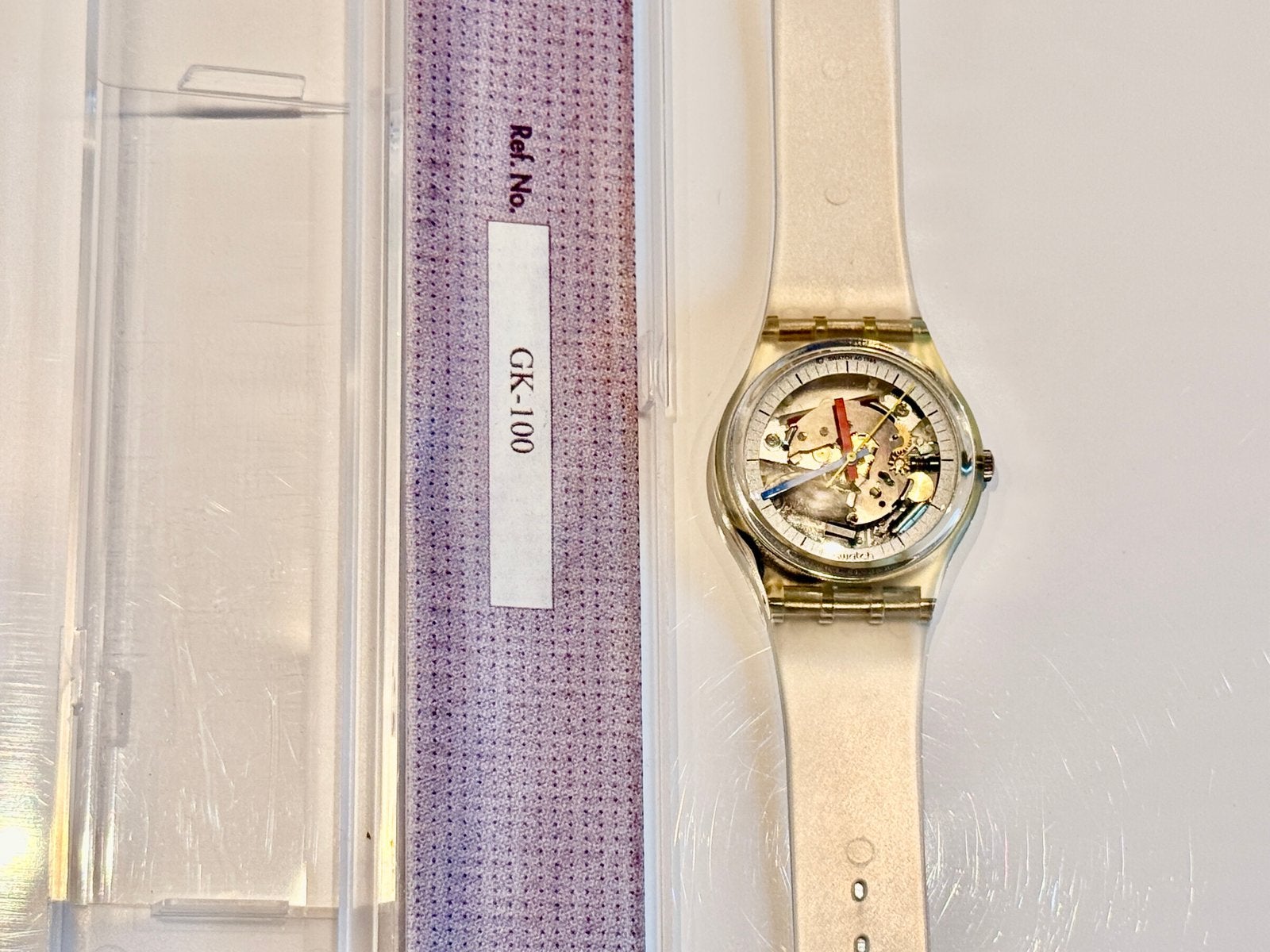 Swatch Jelly Fish 2 GK100 1986-87, Handtassen en Accessoires, Ophalen of Verzenden, Zo goed als nieuw, Swatch