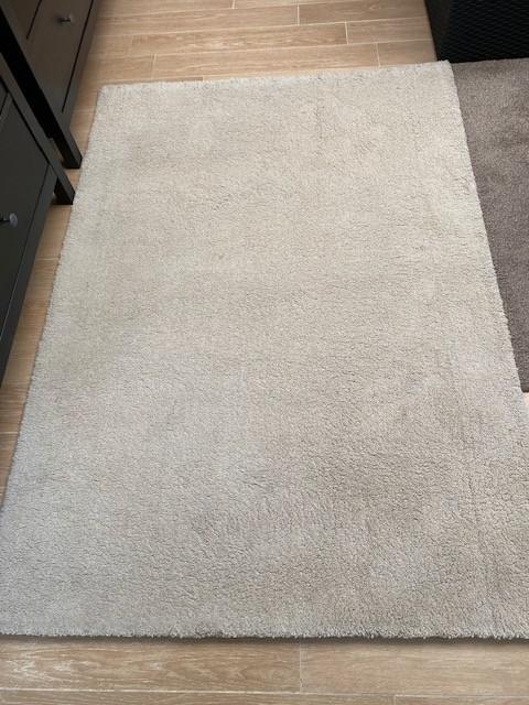 Tapijt licht-beige, 1,20m x 1,60m, Maison & Meubles, Ameublement | Revêtements de sol, Comme neuf, Enlèvement, Beige, Tapis