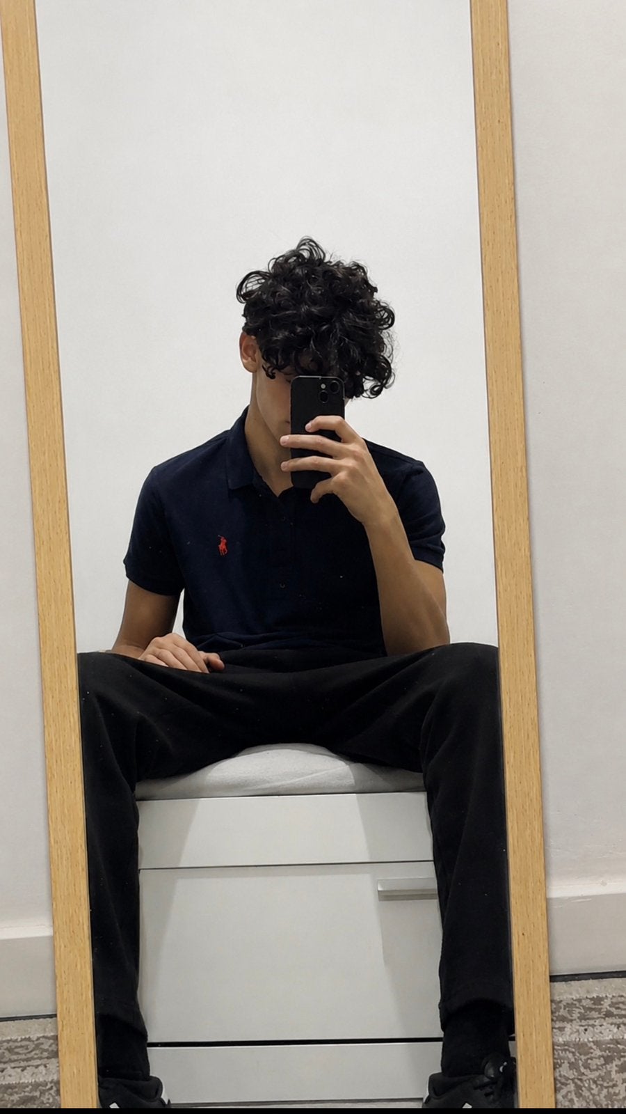T-shirt polo ralph lauren, Enlèvement, Comme neuf, Taille 48/50 (M), Bleu