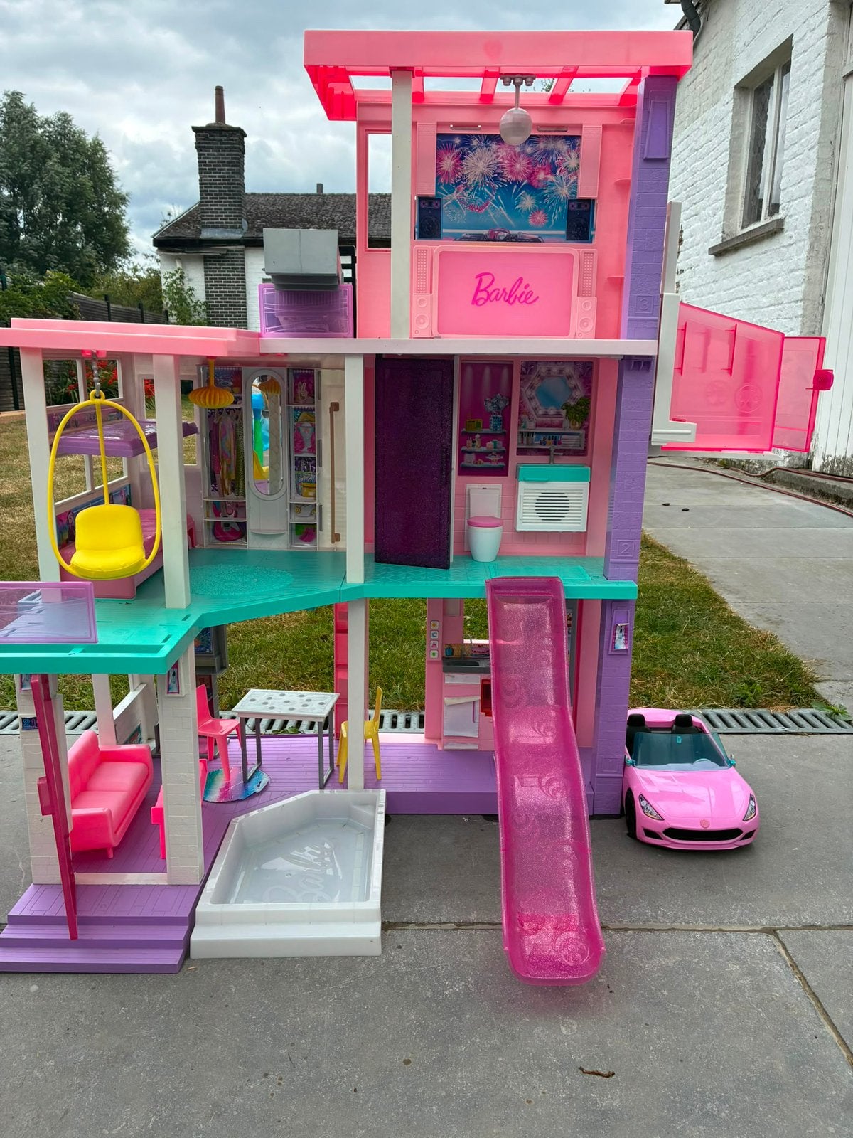 Barbied dreamhouse, Ophalen, Gebruikt